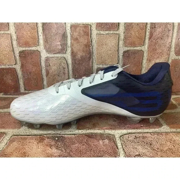Under Armour Blur Lux MC Mens Sz 13.5 Football Cleats Navy/White 3023190-401 NEW main image 5